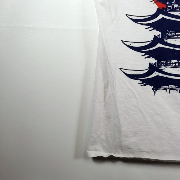 Call Your Mother Mens T-Shirt Size Medium Mt Fiji Red Sun Japanese Pop Culture - Picture 14 of 16